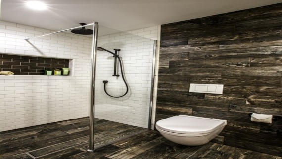 Award-winning small bath design by Adrienne Dorig Leland Award-winning small bath design by Adrienne Dorig Leland