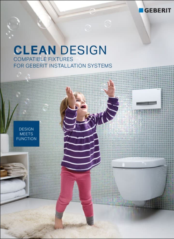 Geberit brochure "Clean Design" Geberit brochure "Clean Design"