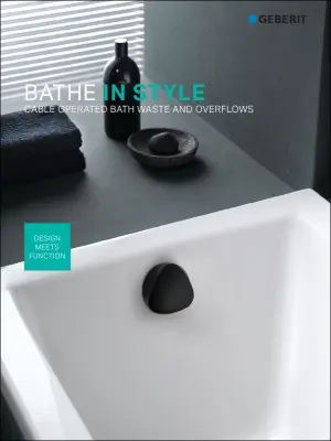 Bathe in Style: Cable-Operated Bath Waste & Overflows Bathe in Style: Cable-Operated Bath Waste & Overflows